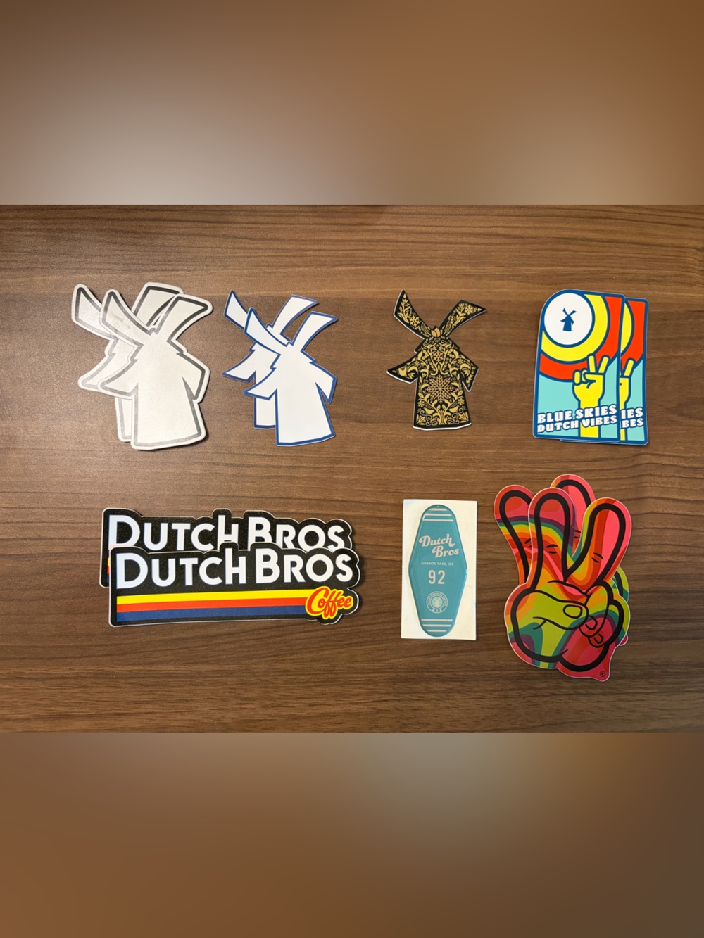 Dutch Bros Windmill Sticker Set
